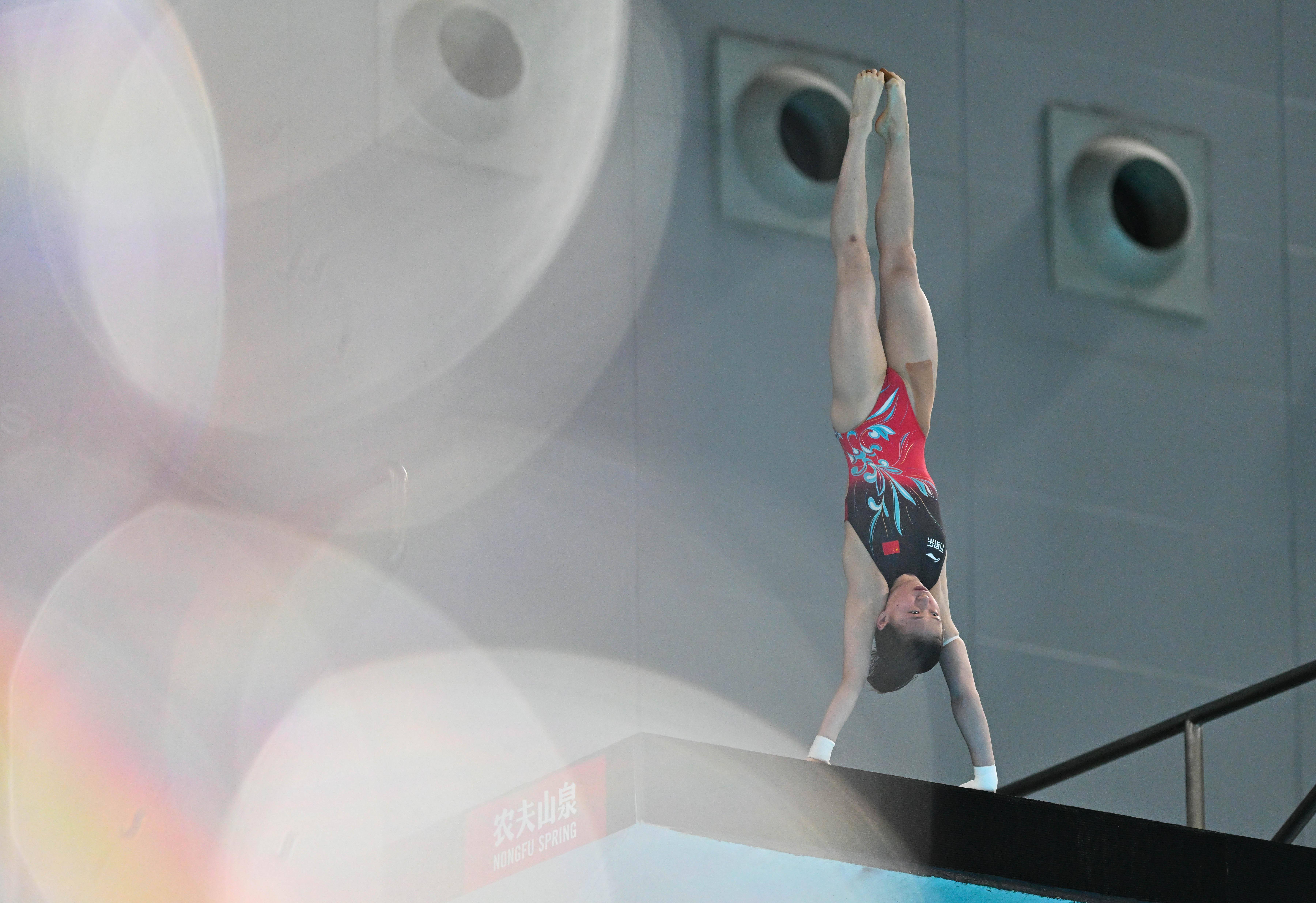 跳水女子单人决赛中国选手夺冠 跳水女子单人决赛中国选手夺冠
